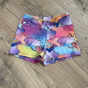 Little girls shorts for dance or other.